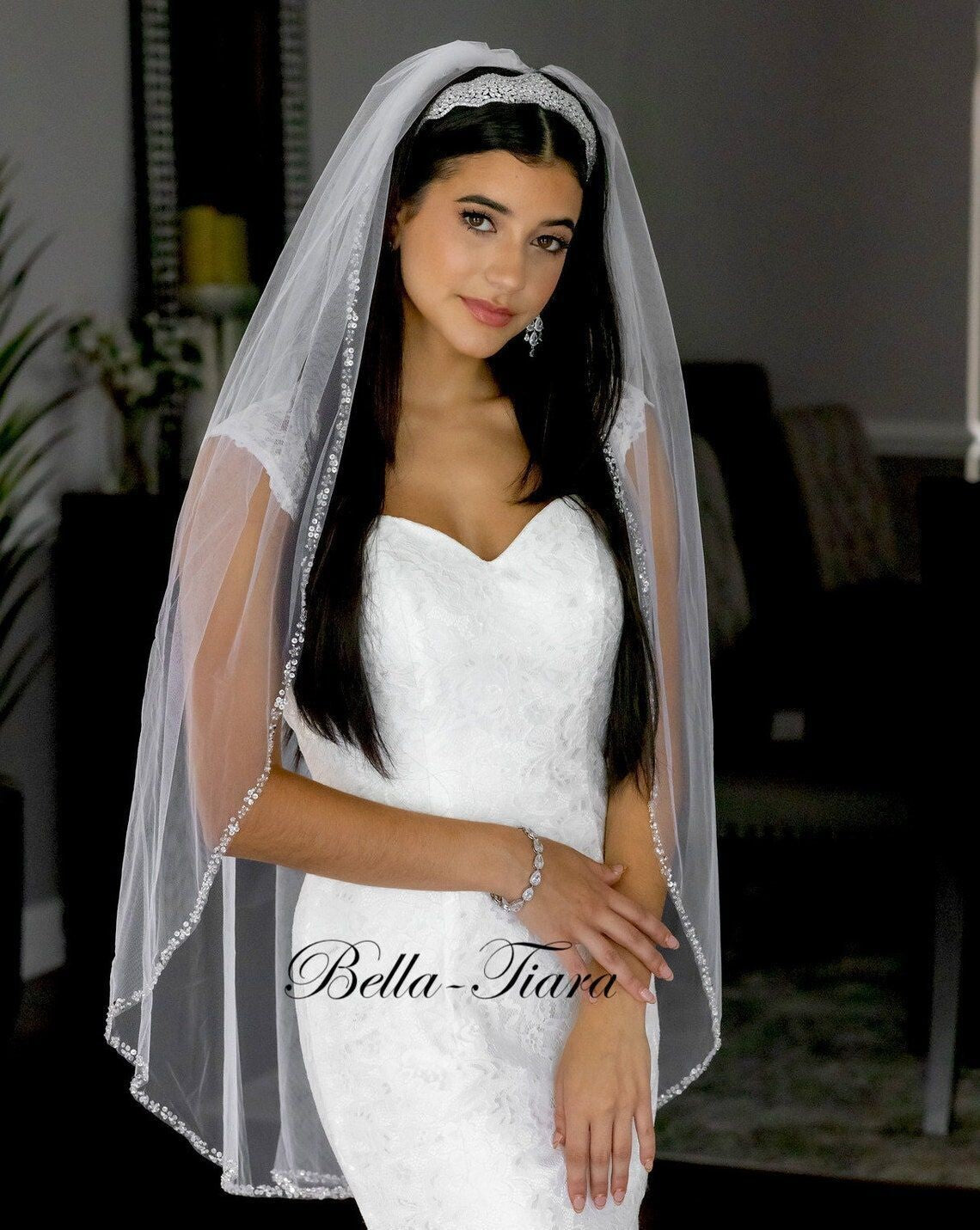 Amanda - Swarvoski Crystal Wedding Tiara