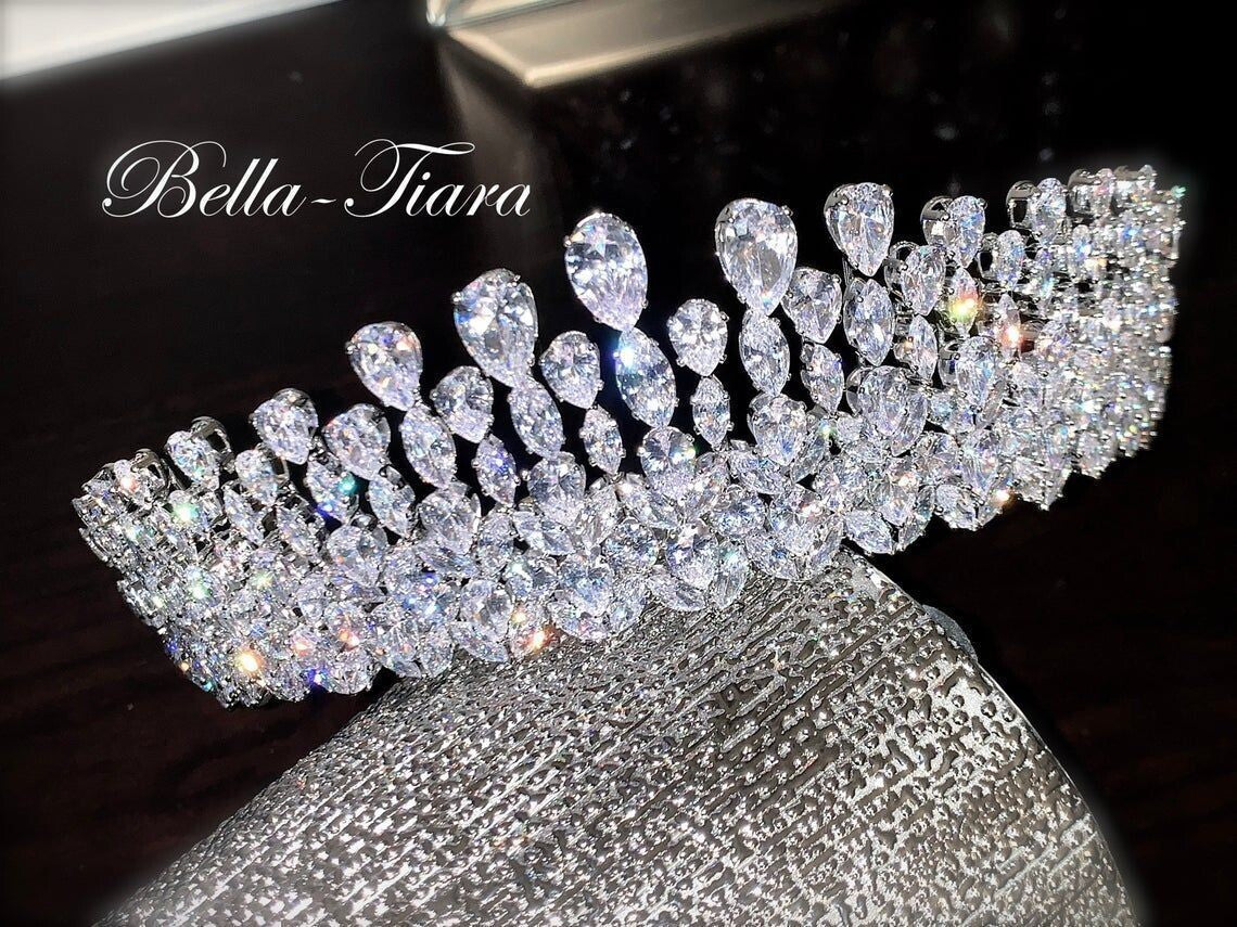 Liliana - Royal crown wedding Tiara