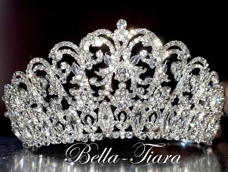 Isabella - Stunning Royal Crystal Wedding Tiara
