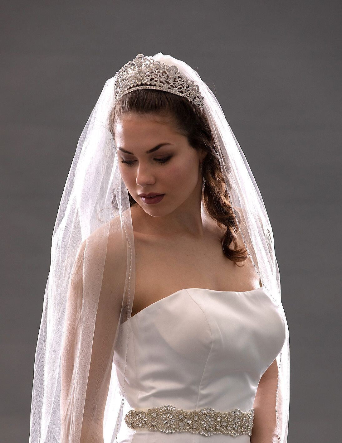 Alessandra - Royal Crystal wedding Tiara