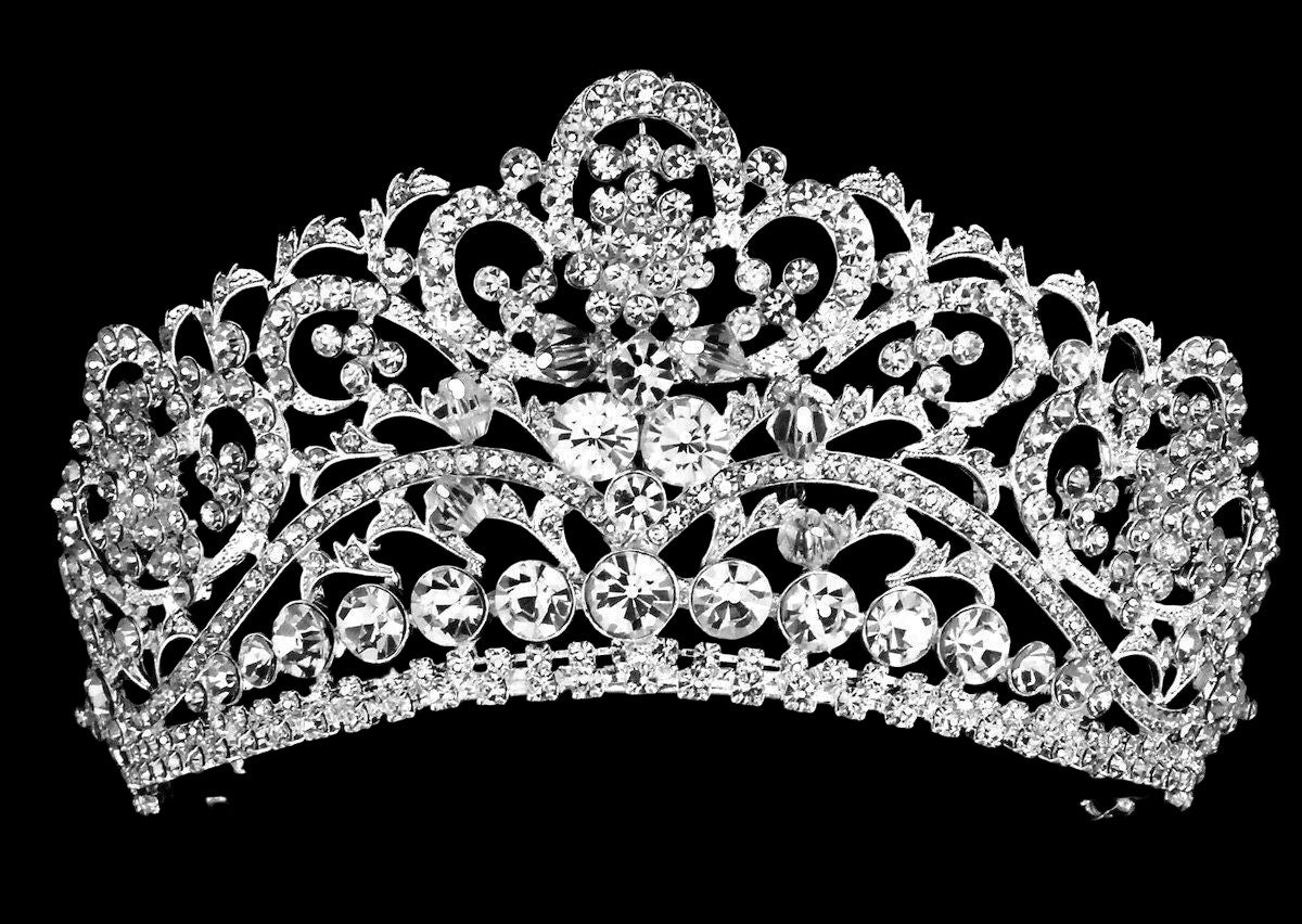 Alessandra - Royal Crystal wedding Tiara