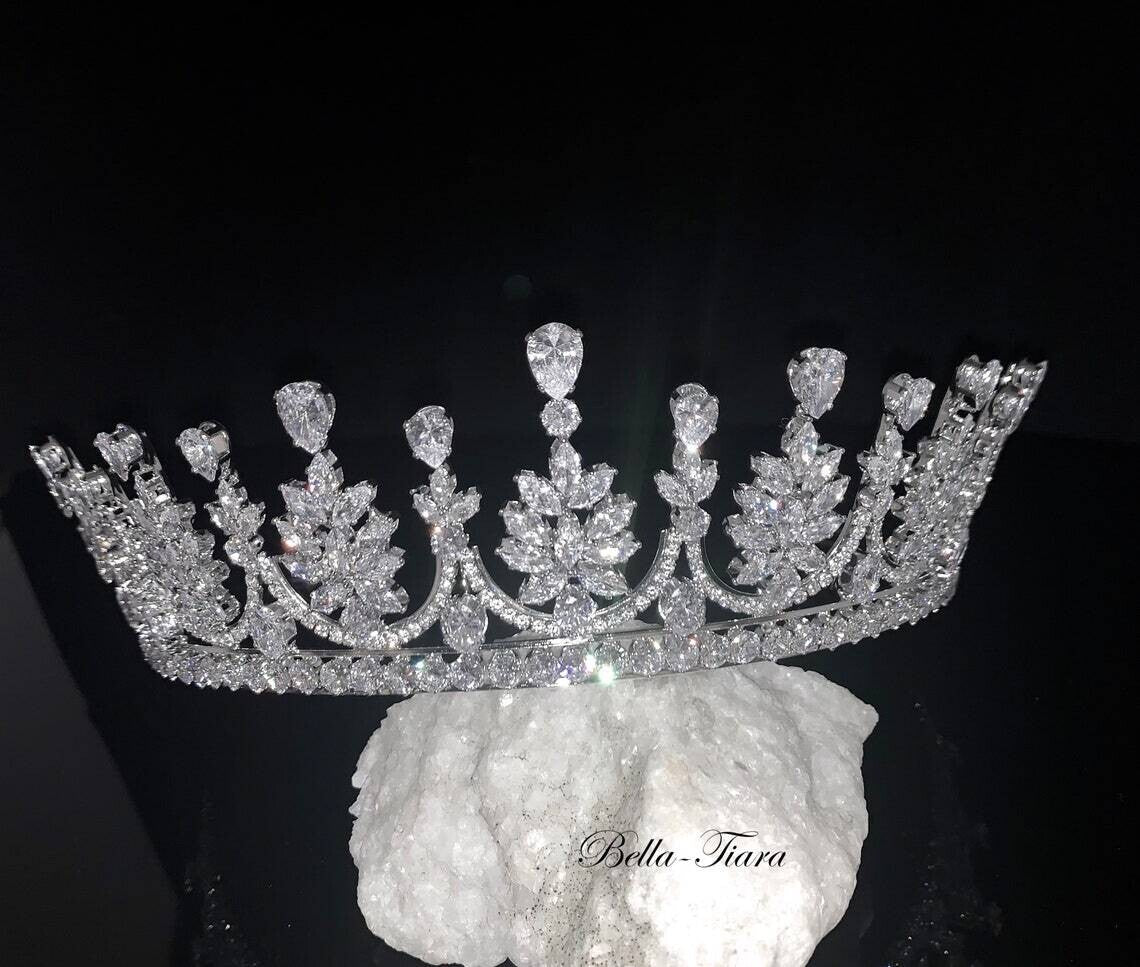 Princess Jesenna - Swarovski cystal wedding crown tiara