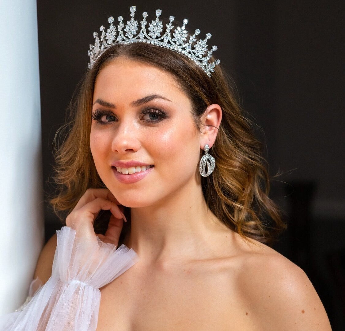 Princess Jesenna - Swarovski cystal wedding crown tiara