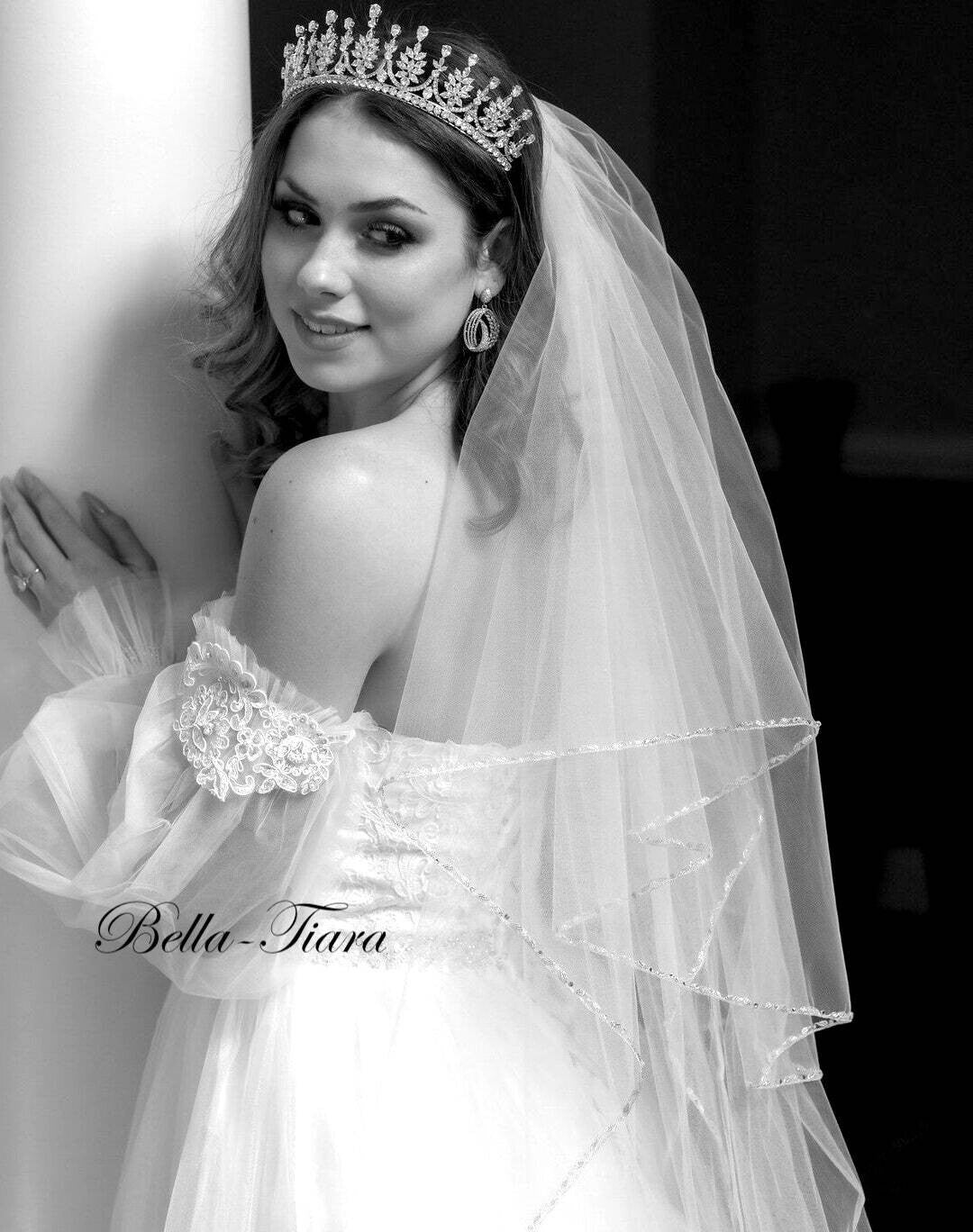 Princess Jesenna - Swarovski cystal wedding crown tiara