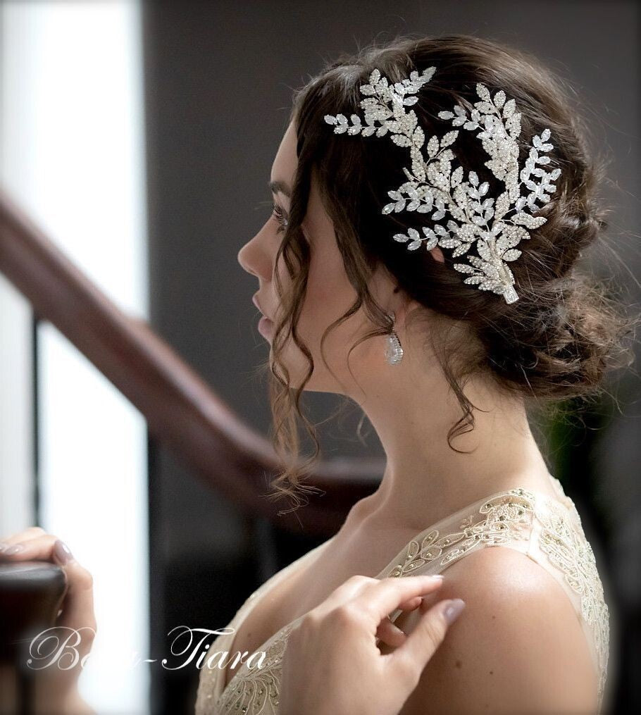 Bridal hair pieces swarovski hotsell