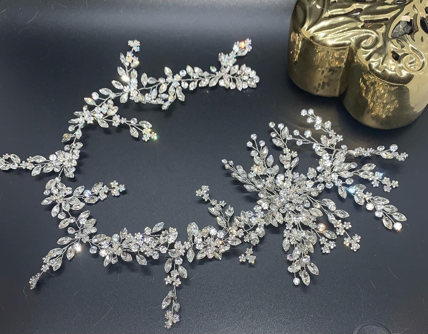 Maritza - Stunning Swarovski Crystal wedding headpiece