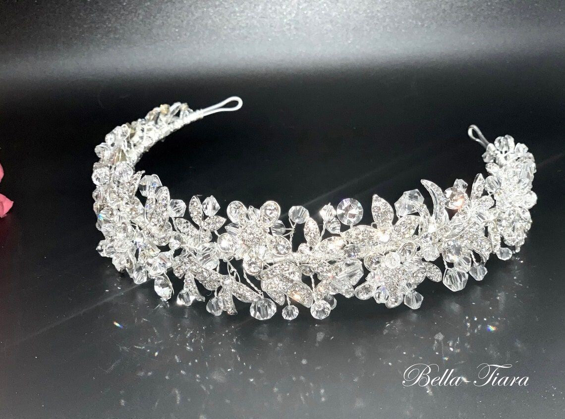 Gulia, Swarovski crystal wedding headband