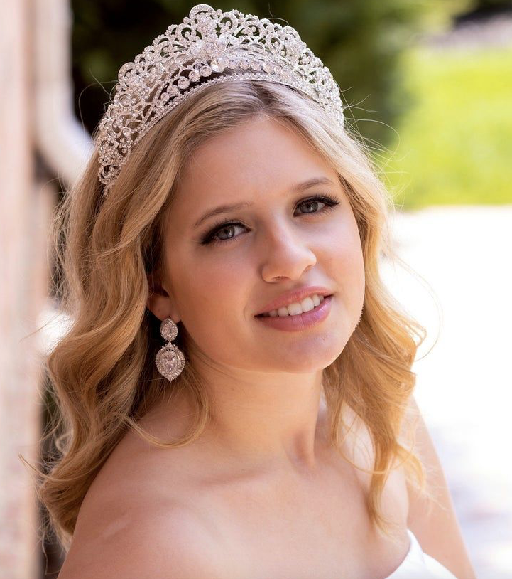 Regina - Exquisite CZ bridal earrings