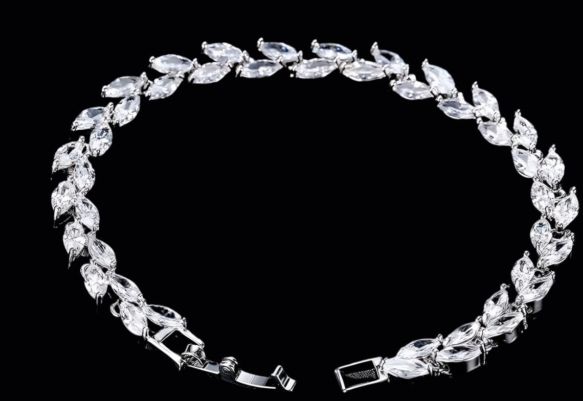 Kesia - Crystal Vine Bridal Necklace Set