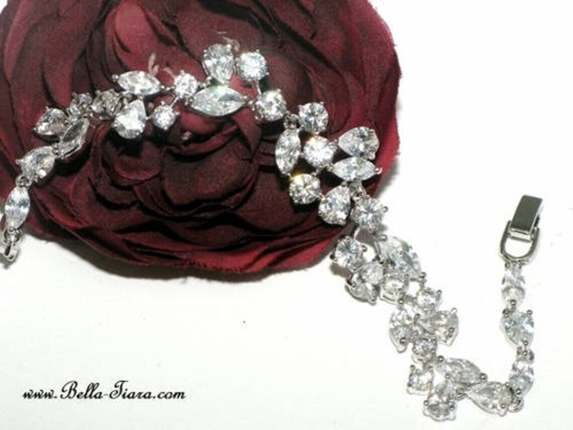 Valentinella - Swarovski crystal bridal bracelet