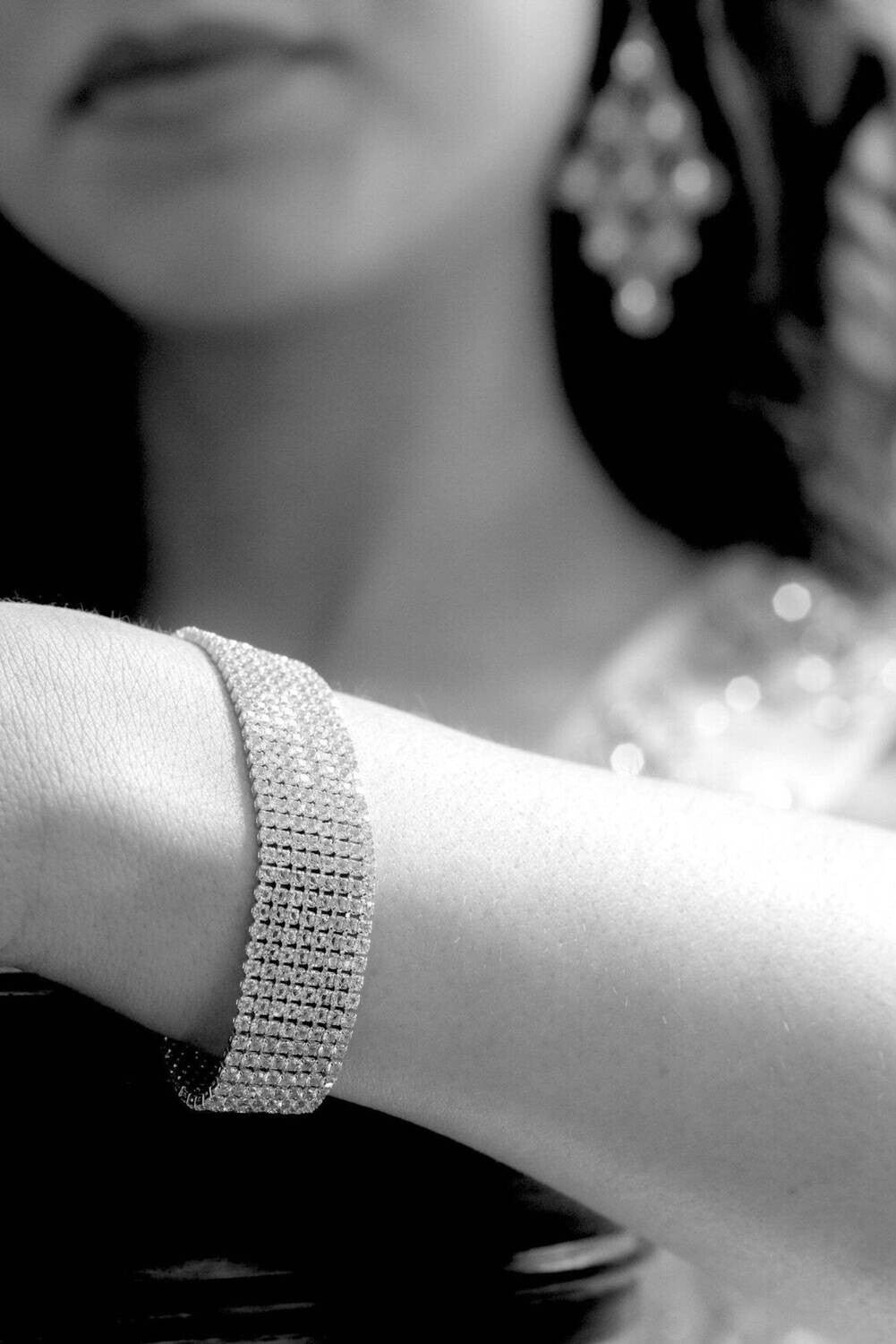 Sandra - Swarovski crystal bridal bracelet