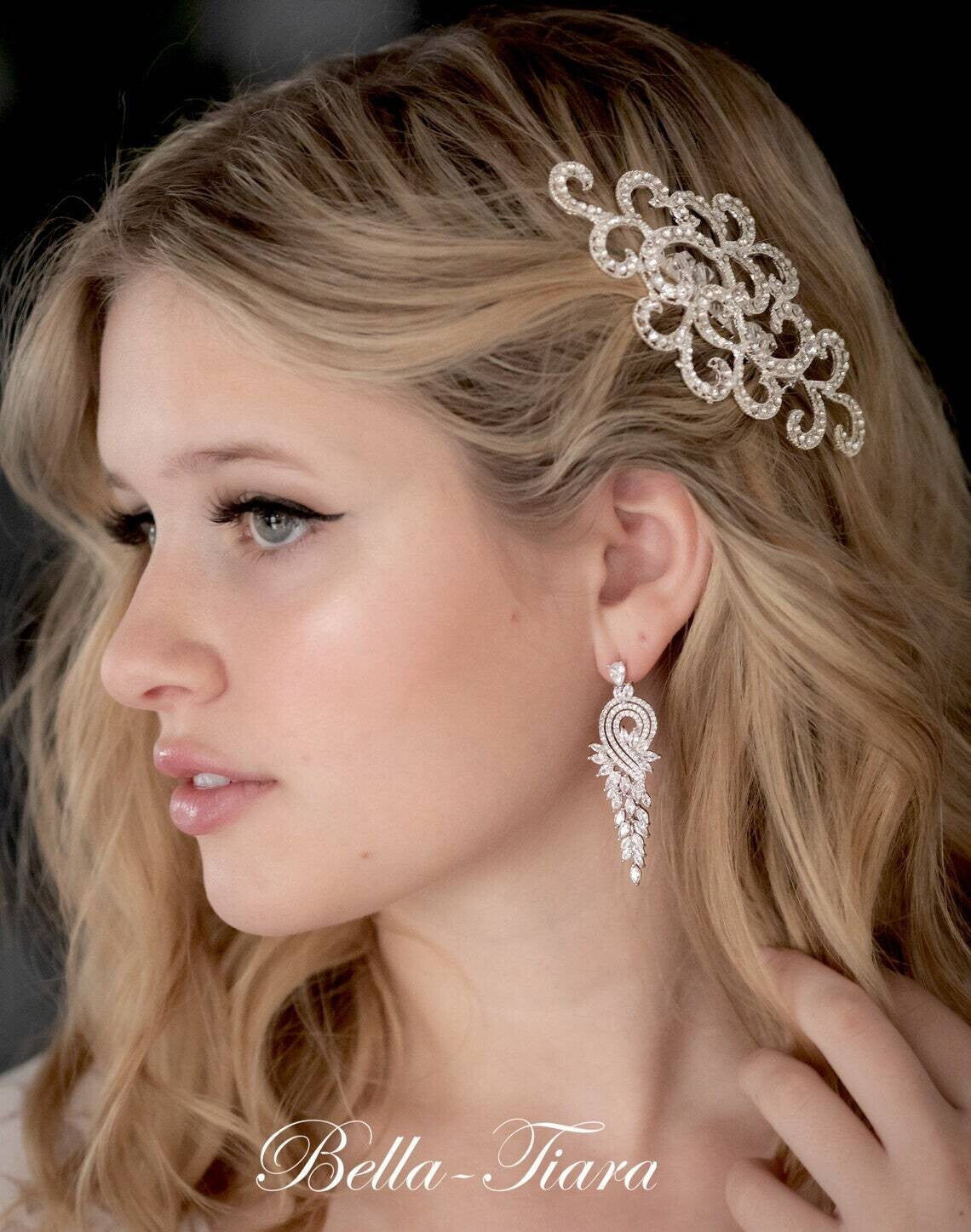 Angela - Bridal wedding hair comb