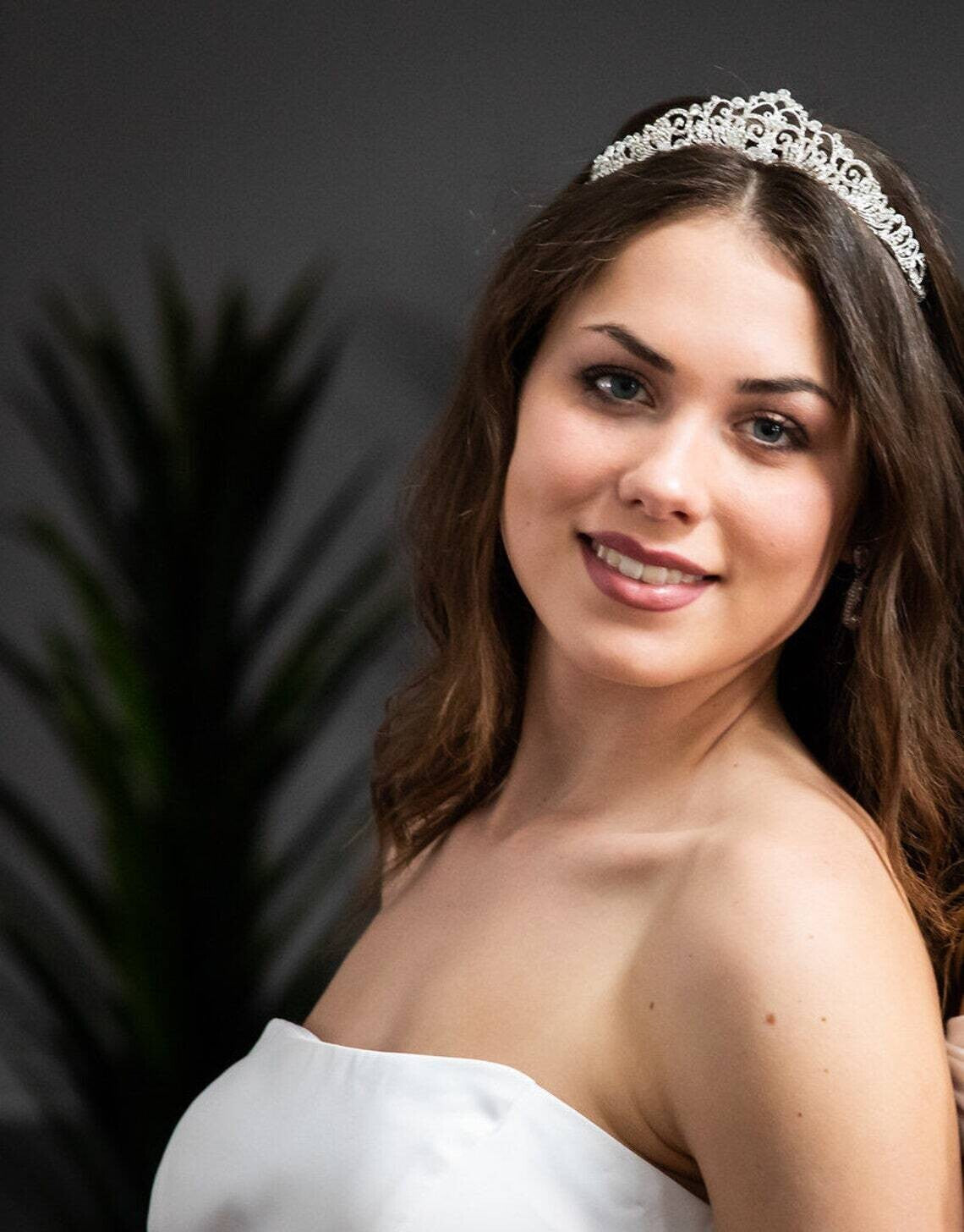 Vita - Elegant Swarovski crystal Wedding Tiara