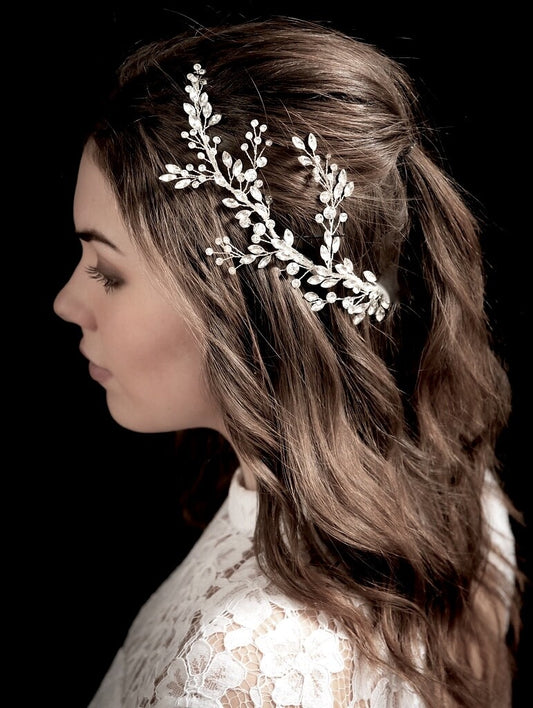 Irene - Glamorous Swarovski Crystal hair vine