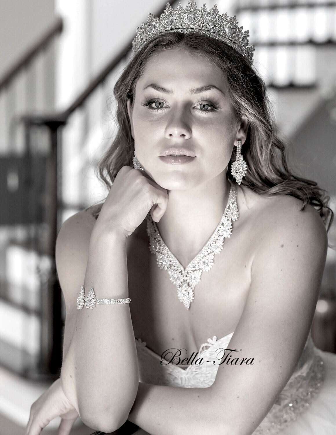 Gracekelly - Stunning wedding bridal necklace set