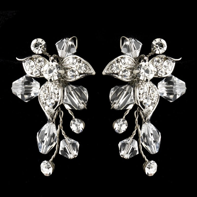 Liana - Stunning Swarovski crystal bridal necklace set