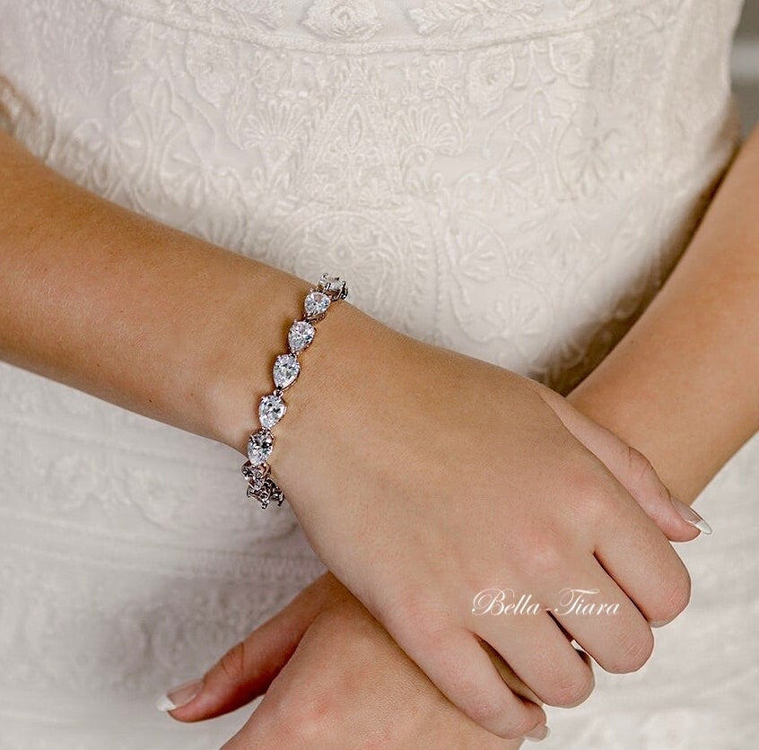 Robin - Rose gold Swarovski crystal bracelet