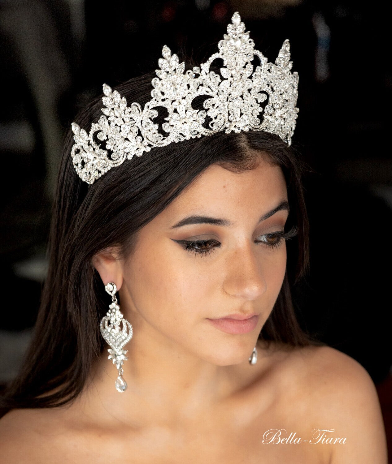 Crystal wedding tiara