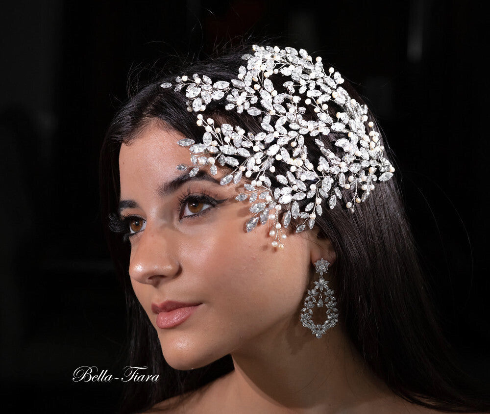 Alice - Swarovski Crystal bridal hairpiece