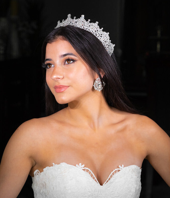 Caroline - Stunning Timeless royal crystal Bridal Tiara