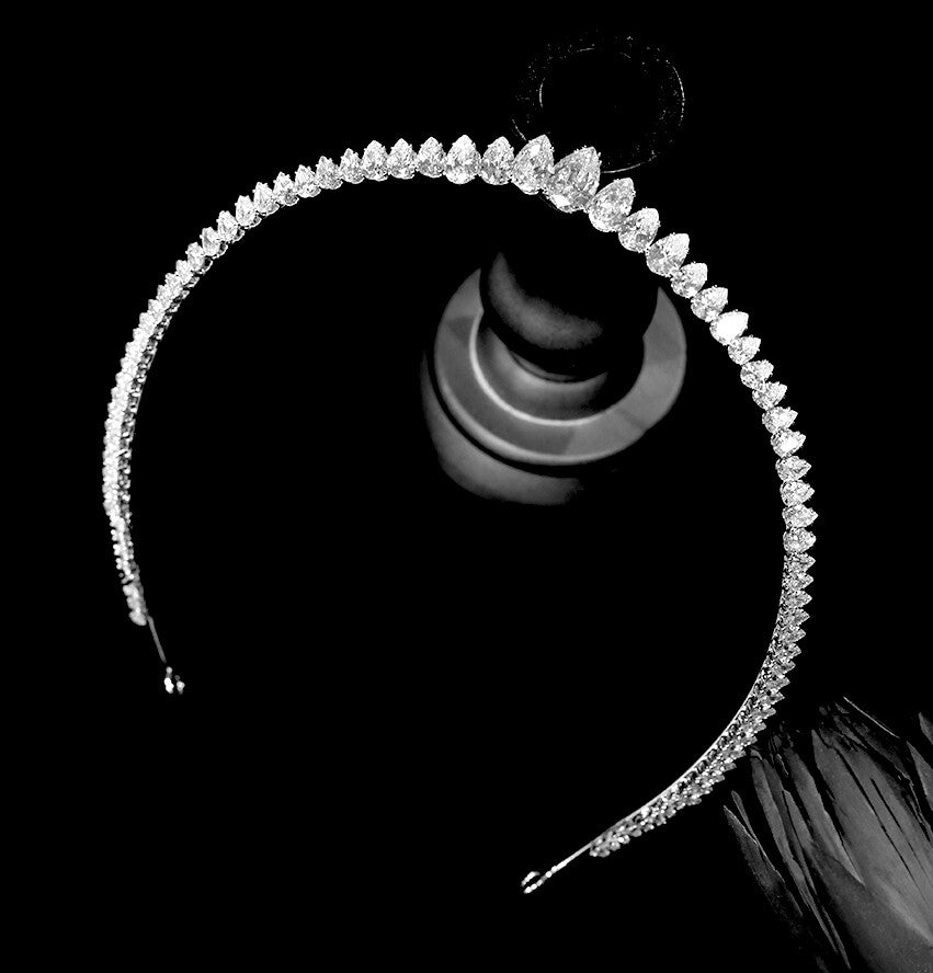 Penelope - Swarovski Crystal headpiece Tiara