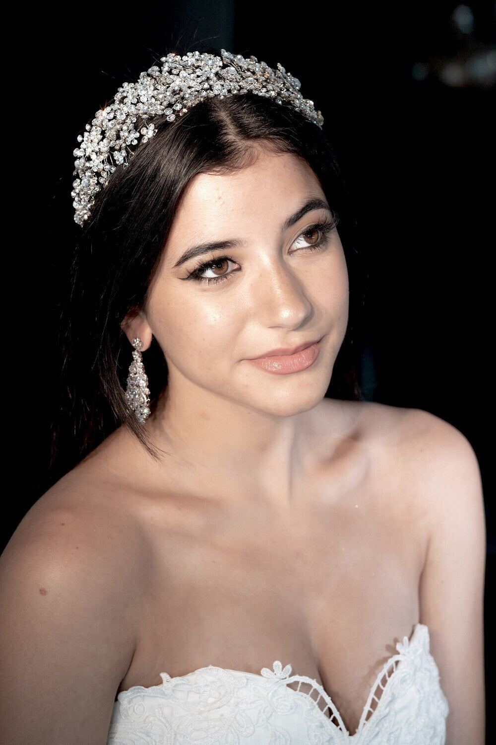 Amandalisa, Stunning Crystal wedding headpiece