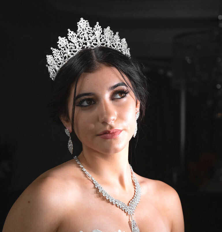 Marianne, Swarovski Crystal wedding or quinceanera Tiara