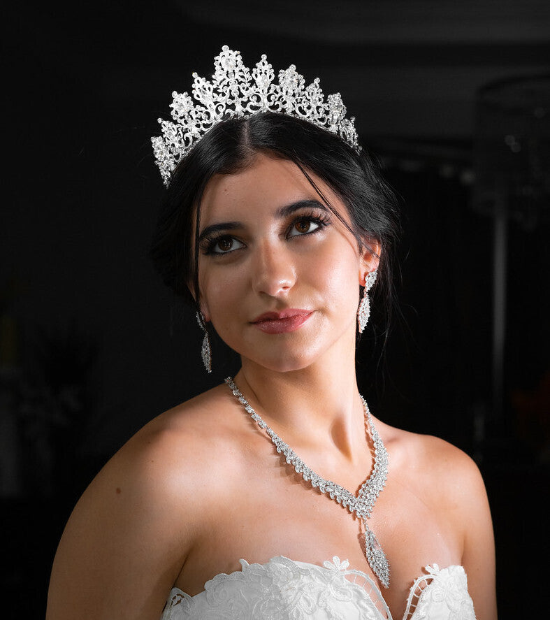 Marianne, Swarovski Crystal wedding or quinceanera Tiara