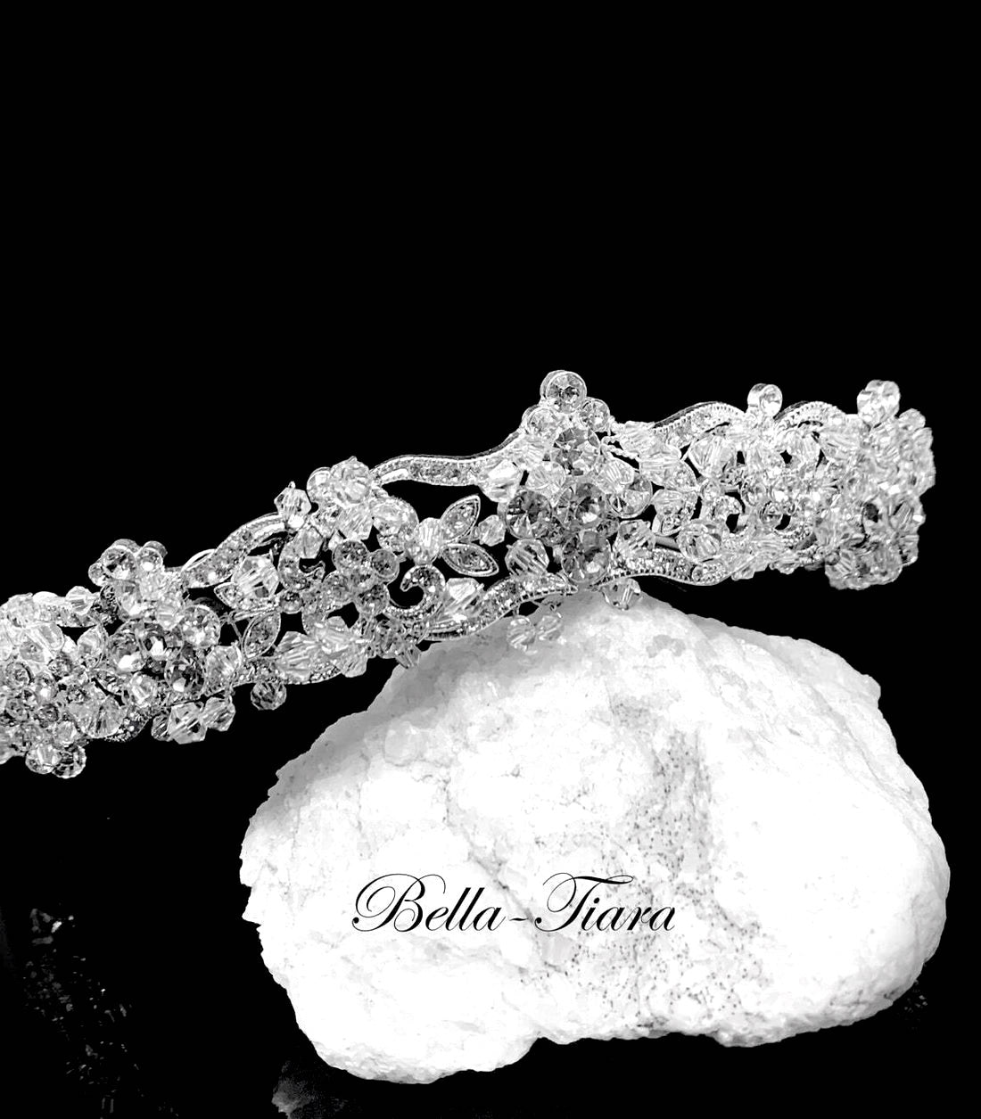 Rosalyn - Beautiful Swarovski crystal communion tiara
