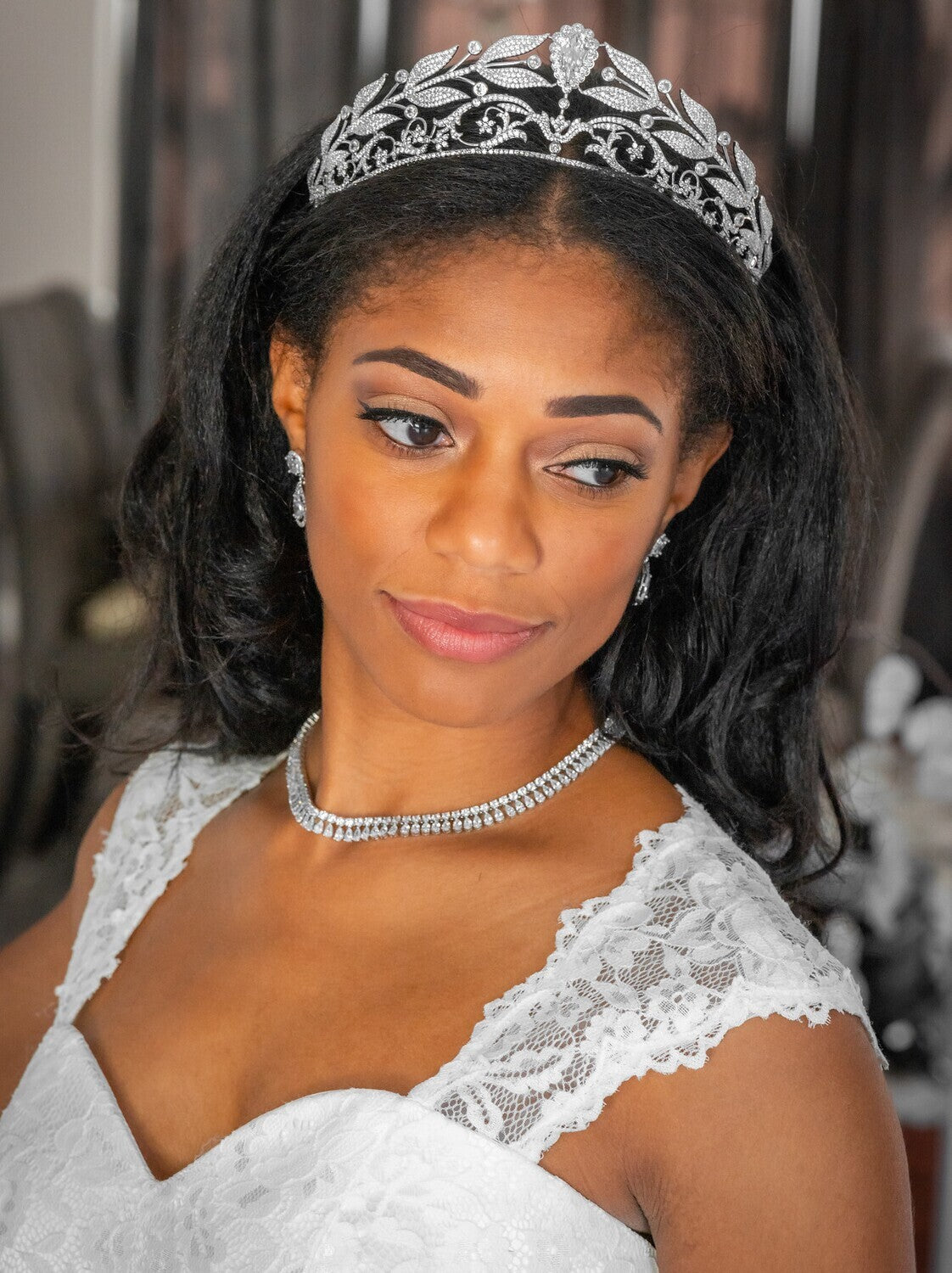 Princess Giova - Timeless wedding necklace set