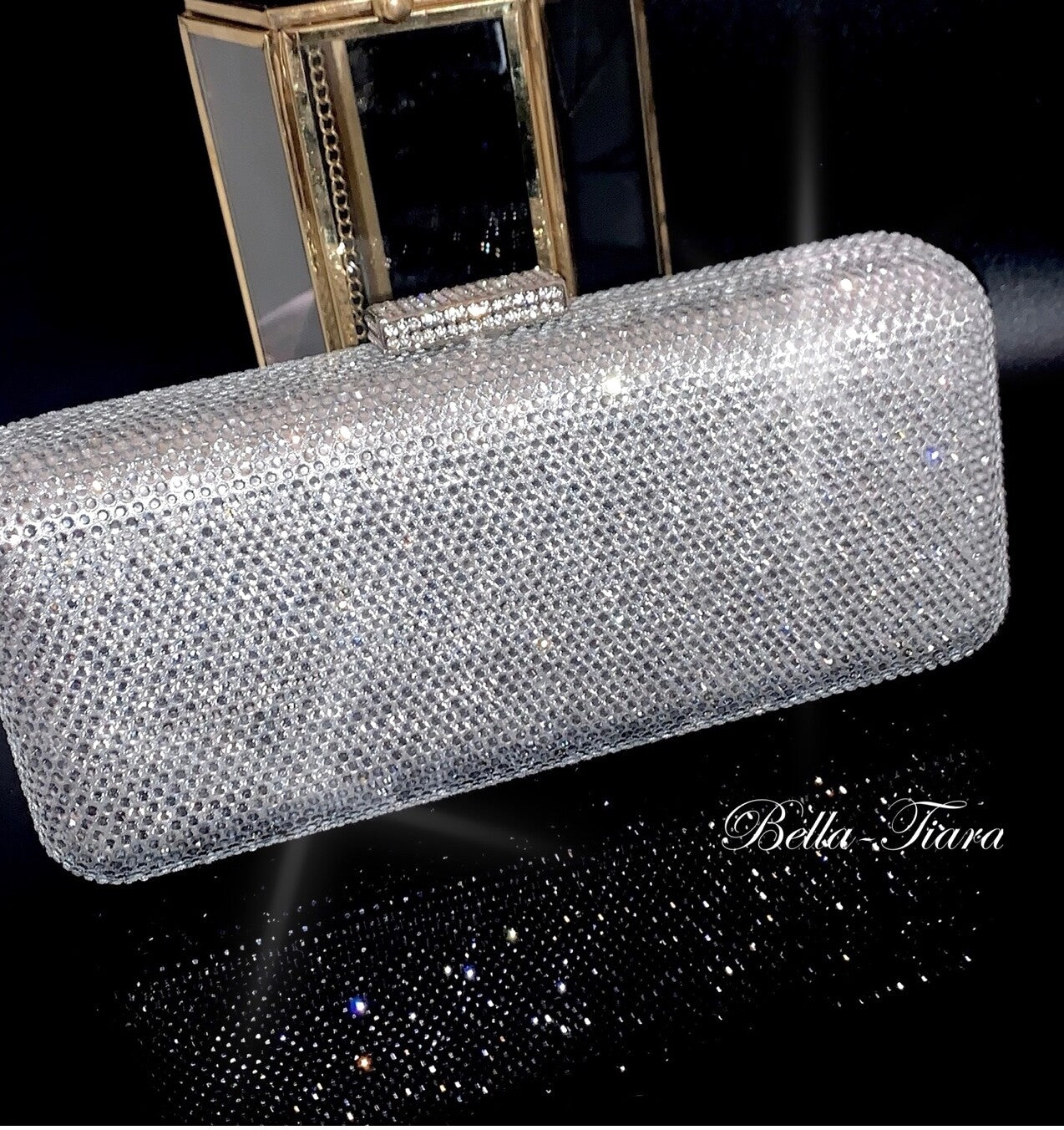 Nicoletta - Swarovski crystal clutch purse