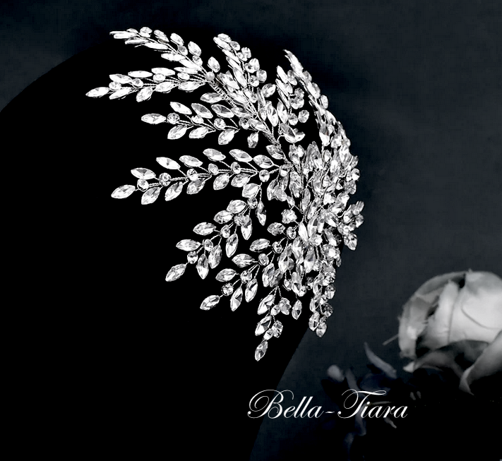 Karla - Glamorous Crystal wedding hairpiece