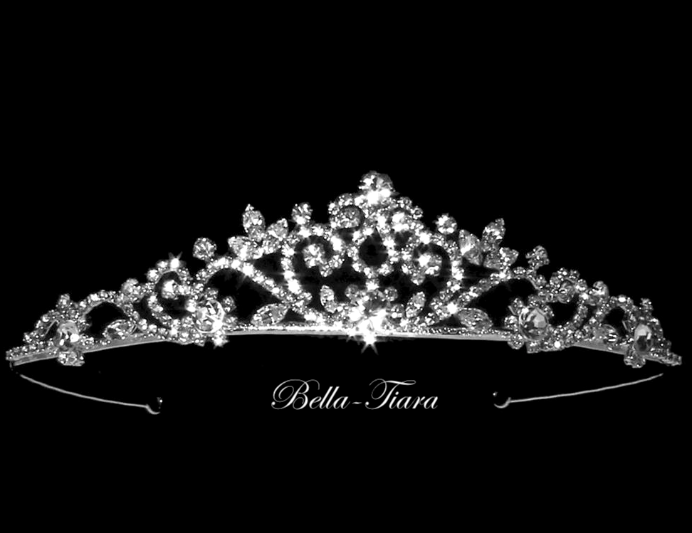 Sofia - Floral crystal first communion tiara