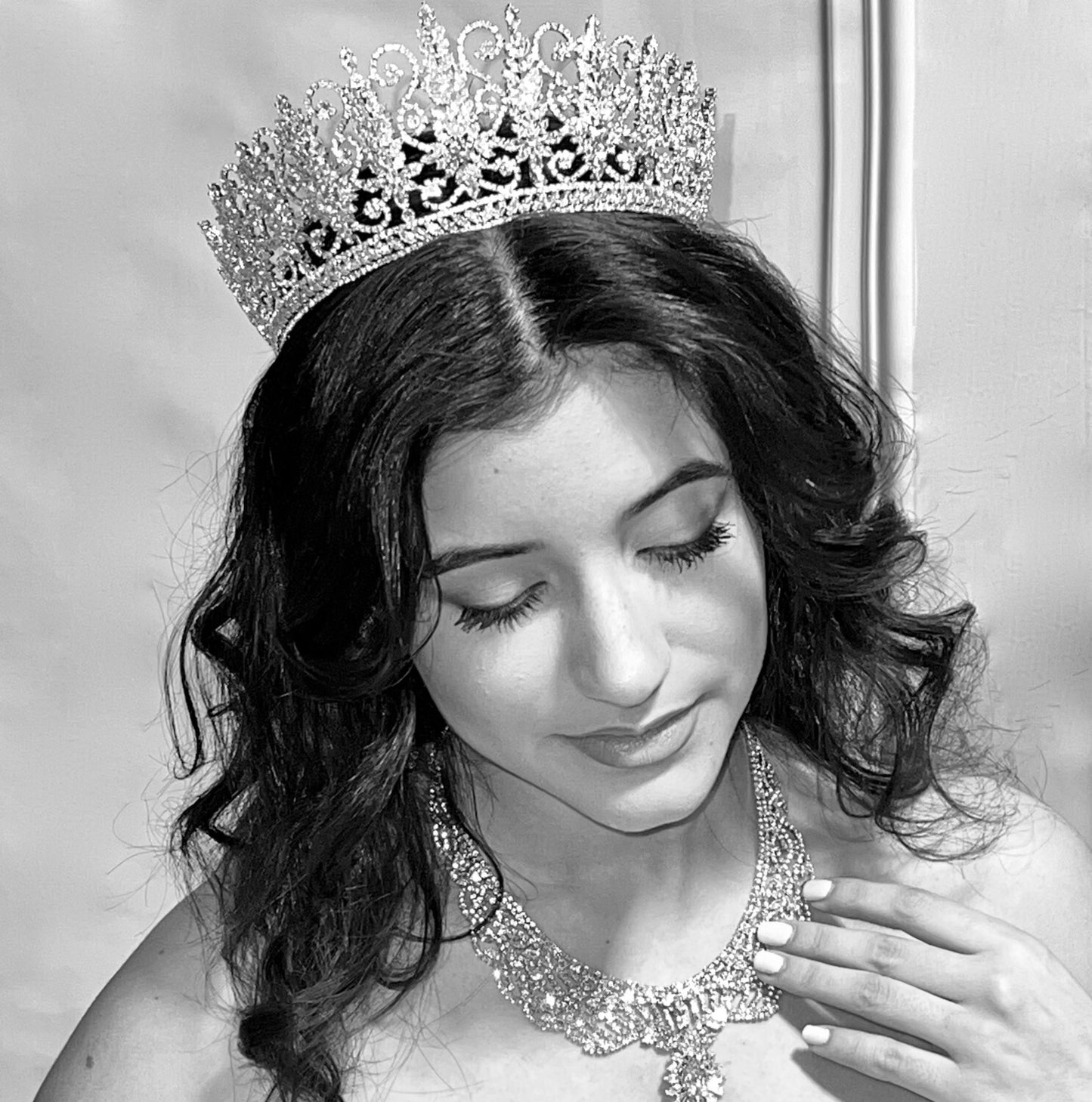 Giralda, Exquisite Royal Crystal wedding Tiara