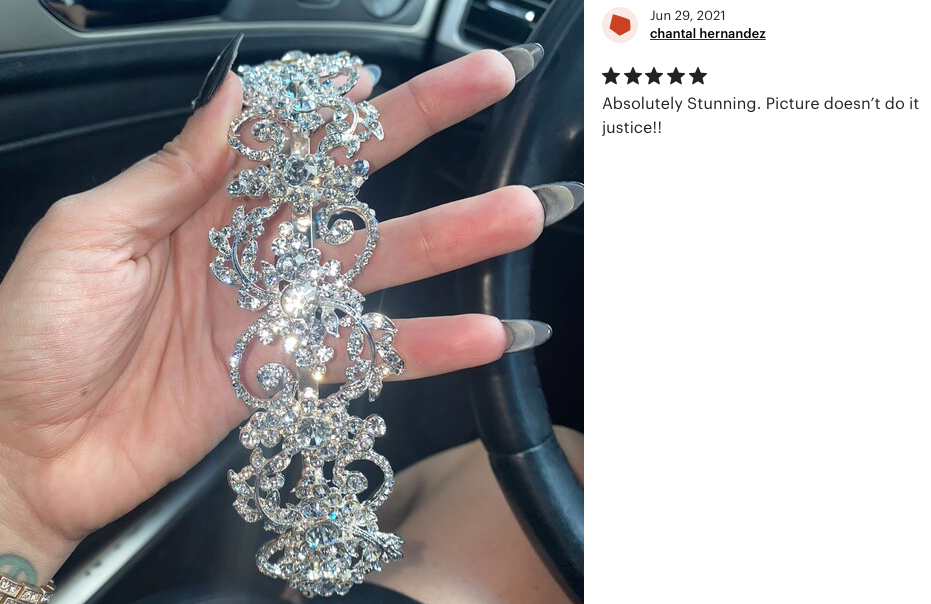 Domenica - Swarovski Crystal wedding headband