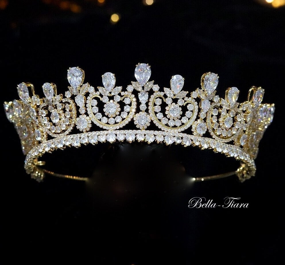 Alessia - Enchanting Swarovski crystal wedding tiara
