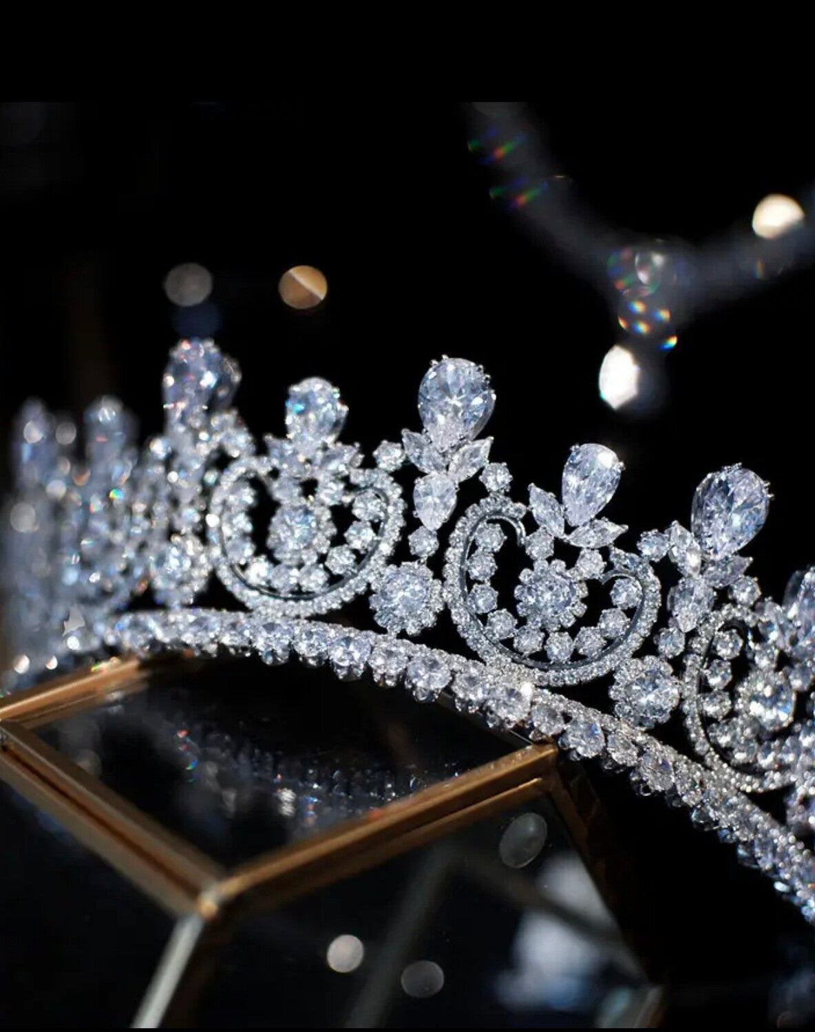 Alessia - Enchanting Swarovski crystal wedding tiara