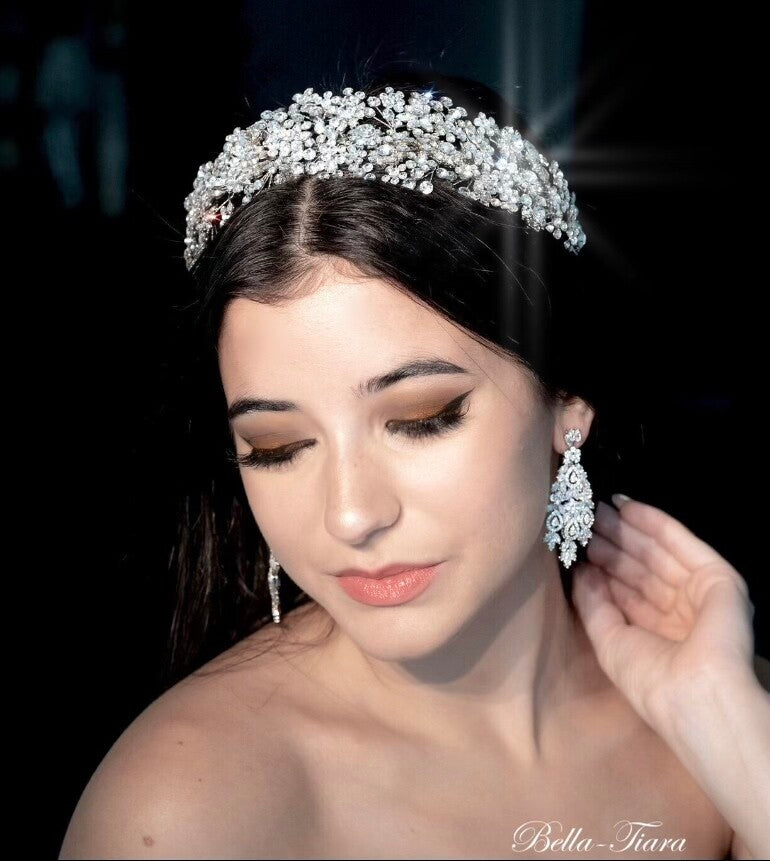 Amandalisa, Stunning Crystal wedding headpiece