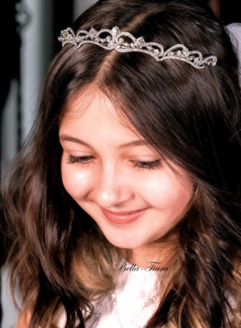 Cassie - Beautiful rhinestone communion tiara