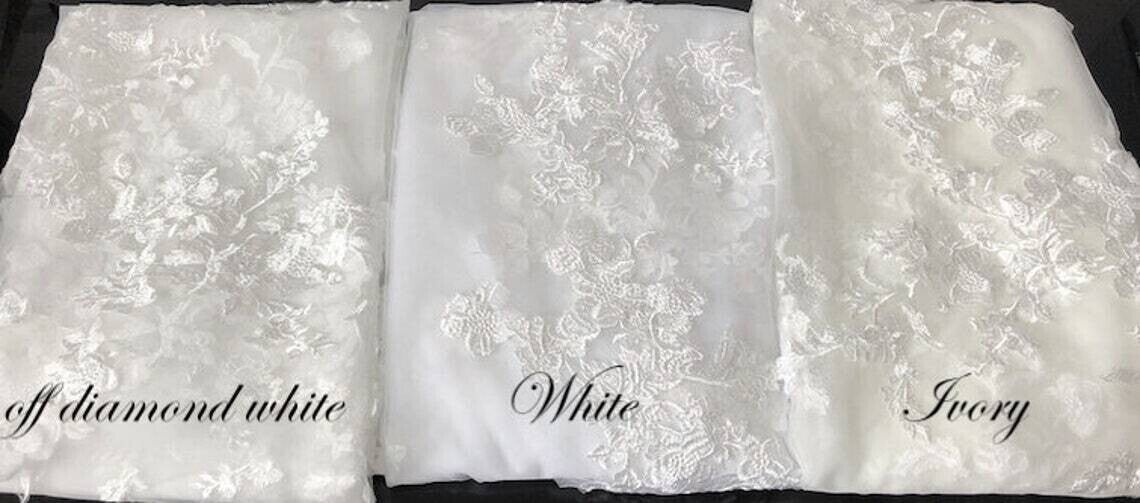 Kiera – Enchanting scattered Royal cathedral pearl wedding veil