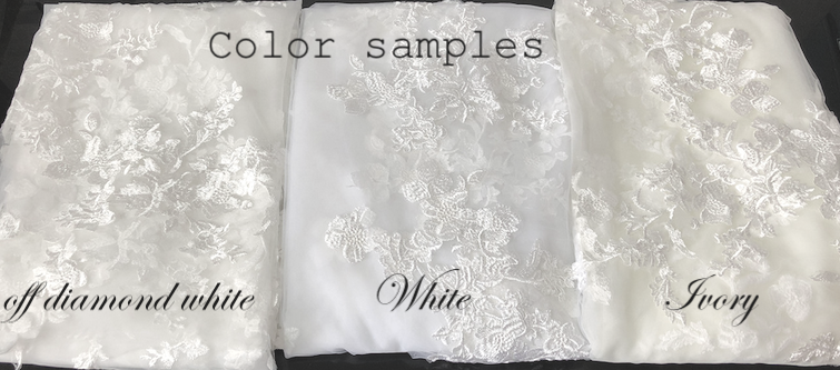 Princess Maria – Crystal beaded cathedral wedding veil - Free Blusher