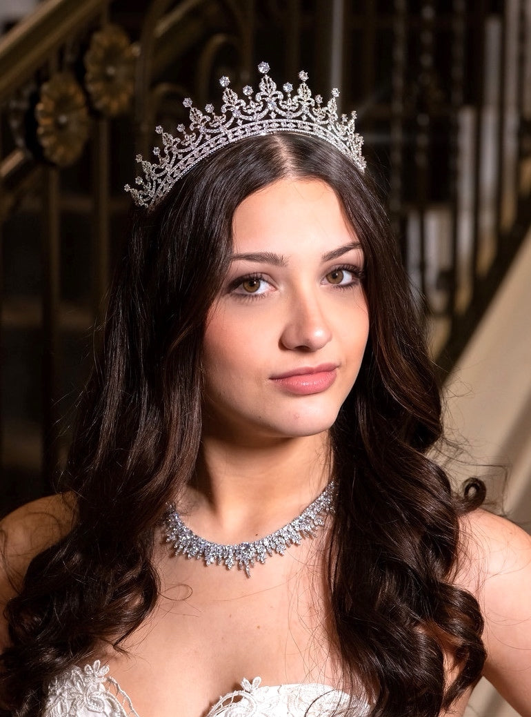 Joella, Swarovski crystal wedding Tiara