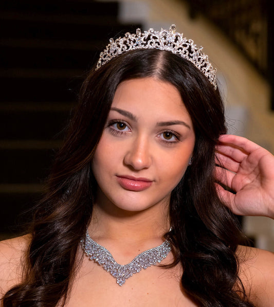 Erica - Princess silver crystal Tiara