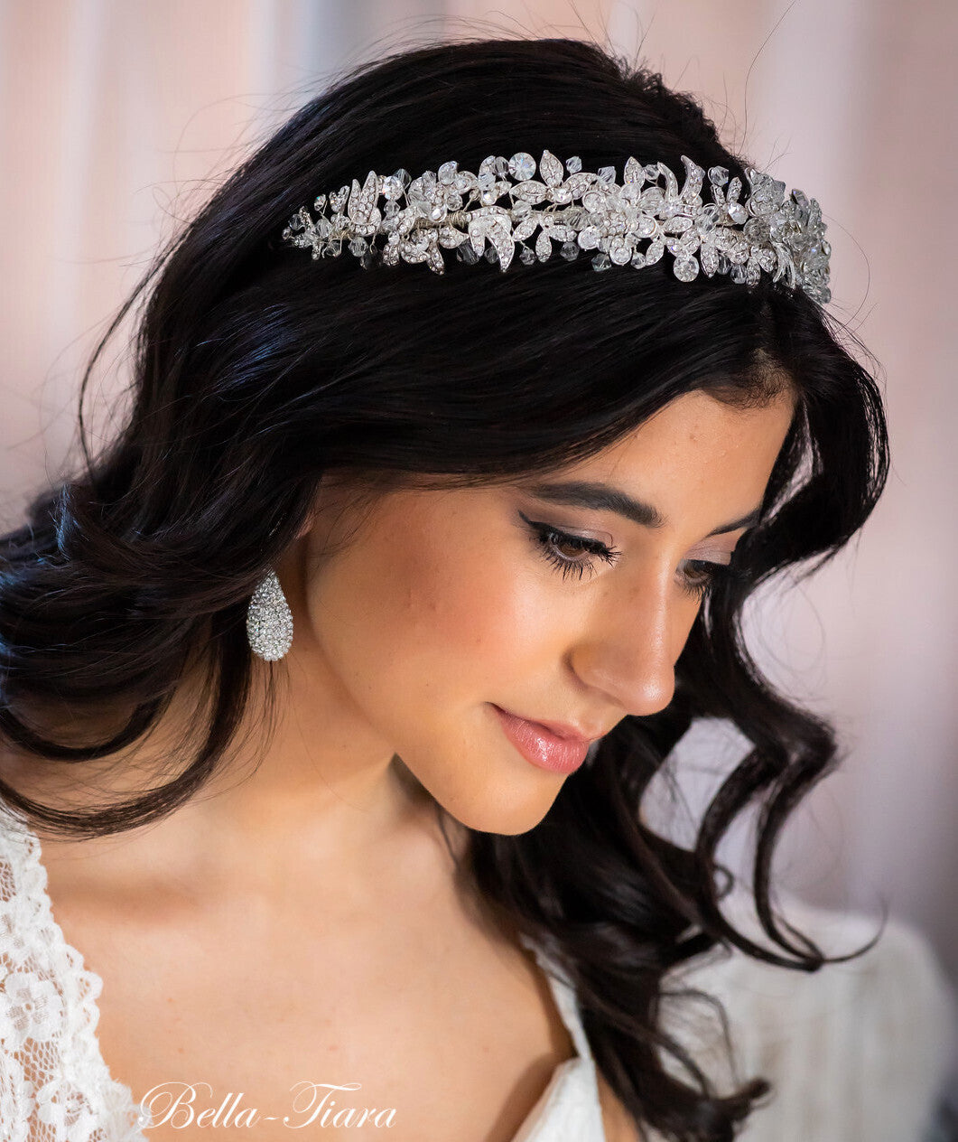 Gulia, Swarovski crystal wedding headband