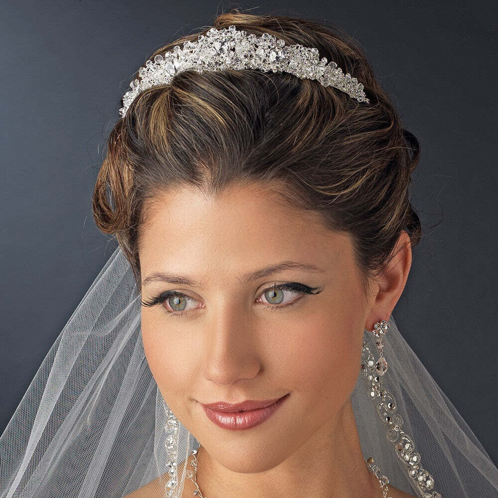 AMORE - Beautiful Crystal wedding Tiara