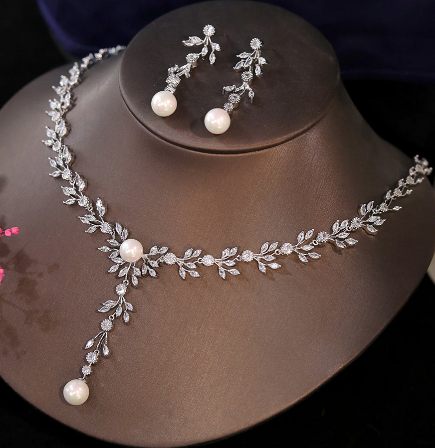 pearl wedding jewelry