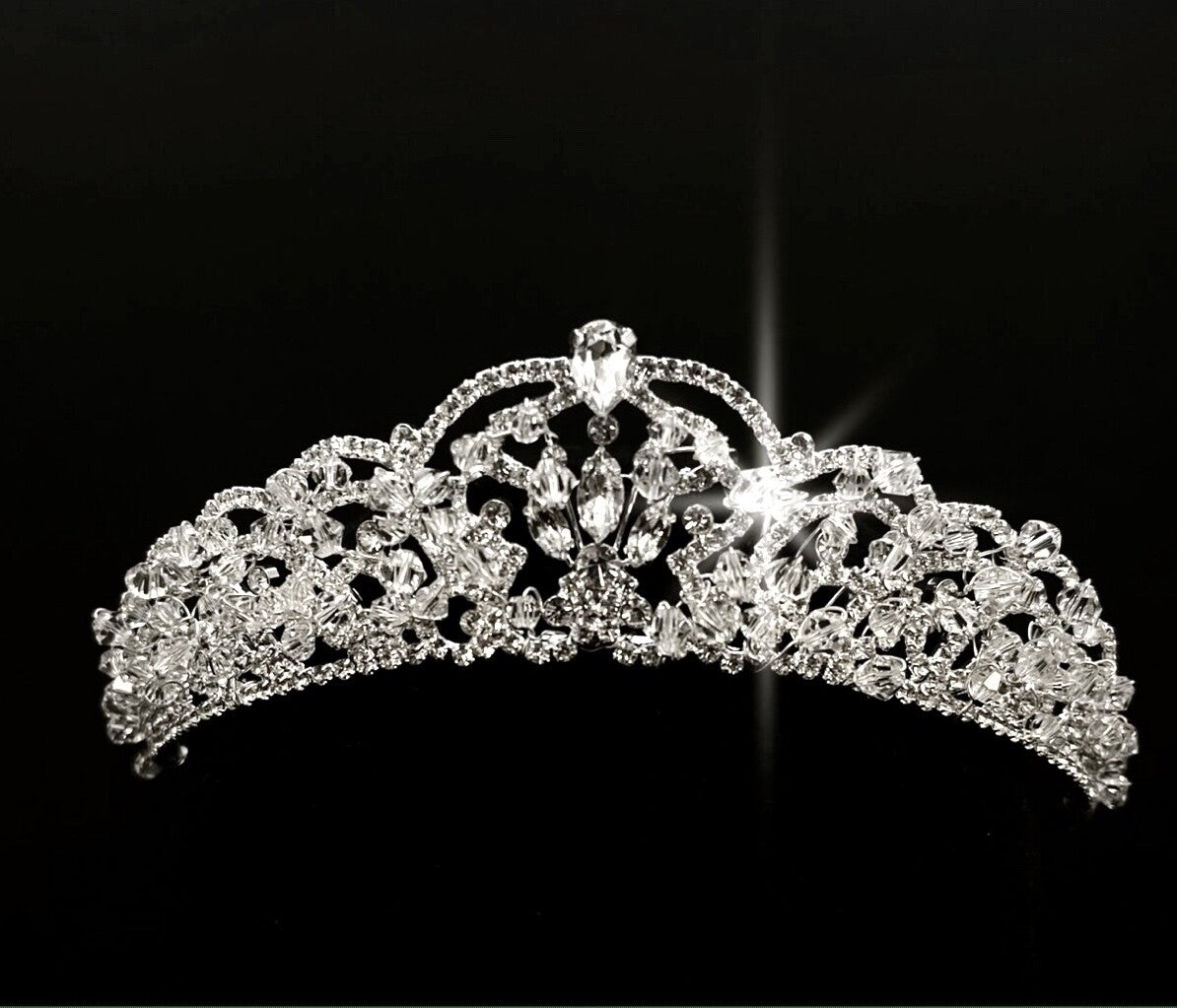 Eleganza - Enchanting Swarovski crystal wedding tiara
