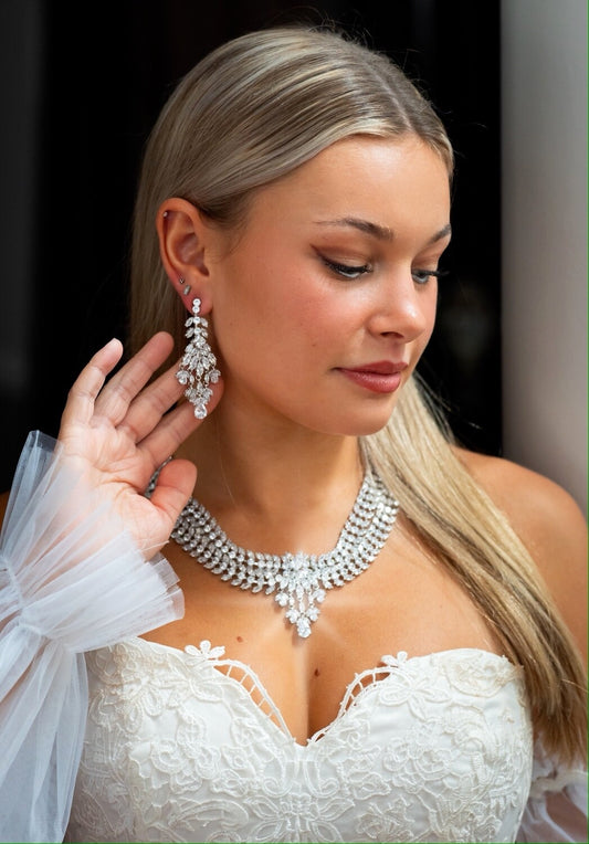Statement Crystal jewelry set