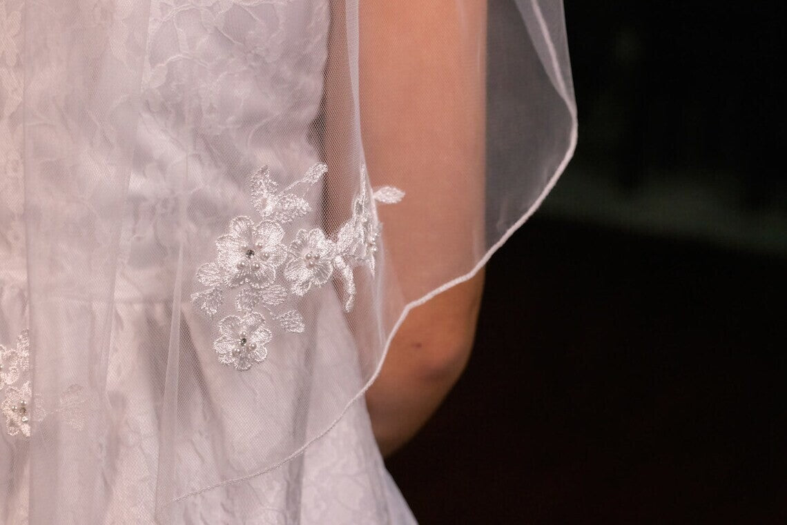 Lorena, Beautiful floral first communion headpiece