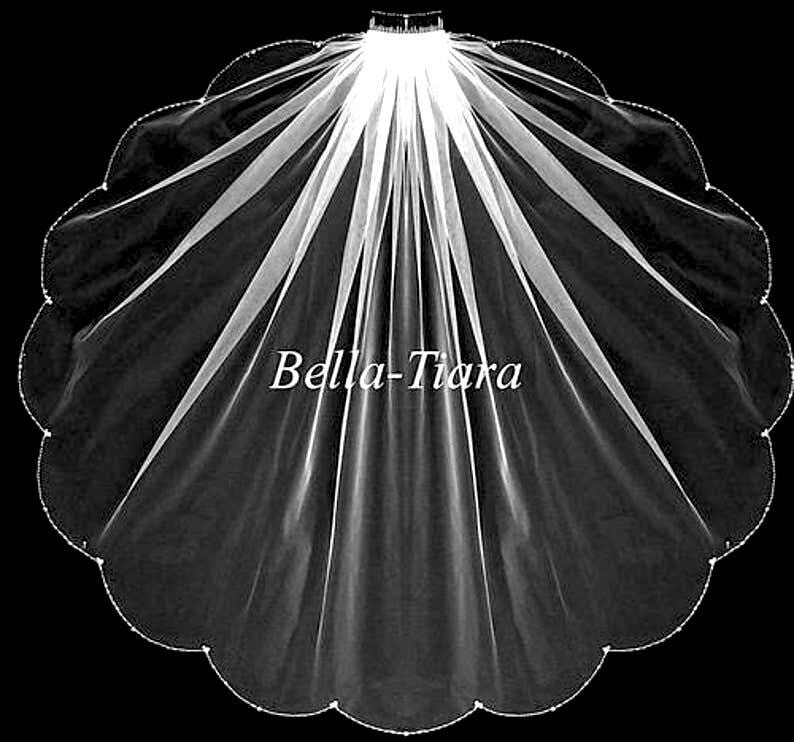 Perlina - crystal and pearl communion tiara